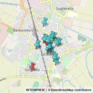 Mappa Via Oriana Fallaci, 58100 Grosseto GR, Italia (0.4825)