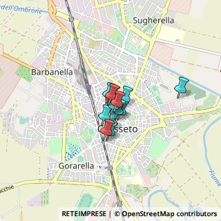 Mappa Via Oriana Fallaci, 58100 Grosseto GR, Italia (0.36462)