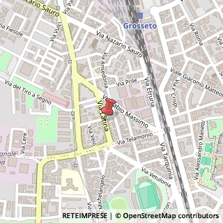 Mappa Via latina 27, 58100 Grosseto, Grosseto (Toscana)