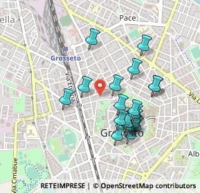 Mappa Via Urbano Rattazzi, 58100 Grosseto GR, Italia (0.436)