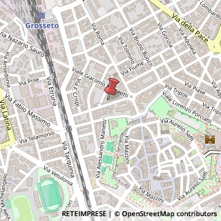 Mappa Via Urbano Rattazzi, 20, 58100 Grosseto, Grosseto (Toscana)