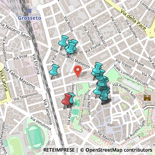 Mappa Via Urbano Rattazzi, 58100 Grosseto GR, Italia (0.208)
