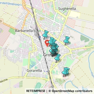 Mappa Via Urbano Rattazzi, 58100 Grosseto GR, Italia (0.64143)