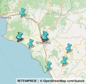 Mappa Via Urbano Rattazzi, 58100 Grosseto GR, Italia (14.63455)
