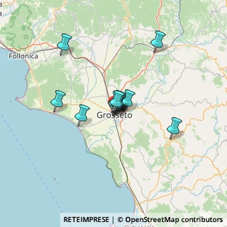Mappa Via Urbano Rattazzi, 58100 Grosseto GR, Italia (8.72167)