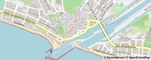 Mappa Castiglione della Pescaia