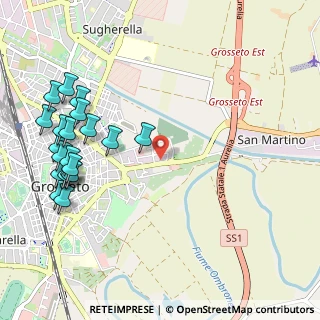 Mappa Via Marsala, 58100 Grosseto GR, Italia (1.3595)