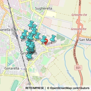 Mappa Via Santerno, 58100 Grosseto GR, Italia (0.855)
