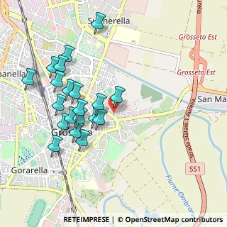 Mappa Via Santerno, 58100 Grosseto GR, Italia (1.0145)