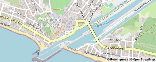 Mappa Castiglione della Pescaia
