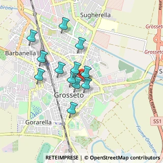 Mappa Via Generale Cadorna Luigi, 58100 Grosseto GR, Italia (0.7925)