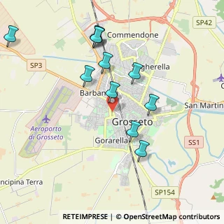 Mappa Via Orazio Coclite, 58100 Grosseto GR, Italia (2.06909)