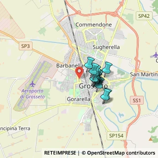 Mappa Via Orazio Coclite, 58100 Grosseto GR, Italia (1.07786)