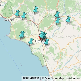 Mappa Via Orazio Coclite, 58100 Grosseto GR, Italia (14.63143)