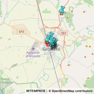 Mappa Via Latina, 58100 Grosseto GR, Italia (1.38)