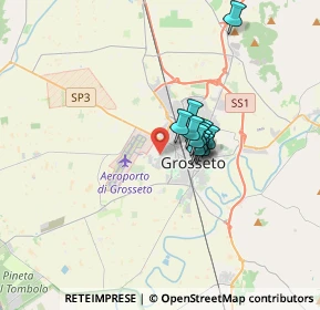 Mappa Via Carlo Cassola, 58100 Grosseto GR, Italia (2.13455)