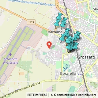 Mappa Via Carlo Cassola, 58100 Grosseto GR, Italia (0.9875)