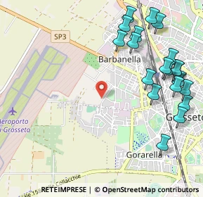 Mappa Via Carlo Cassola, 58100 Grosseto GR, Italia (1.374)