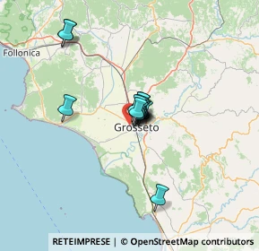 Mappa Via Carlo Cassola, 58100 Grosseto GR, Italia (7.58214)