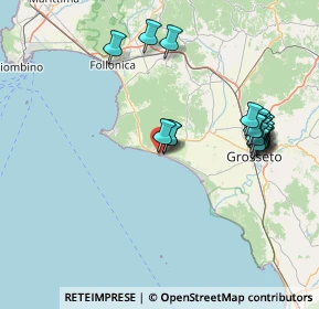 Mappa Via Vittorio Veneto, 58043 Castiglione della Pescaia GR, Italia (16.444)