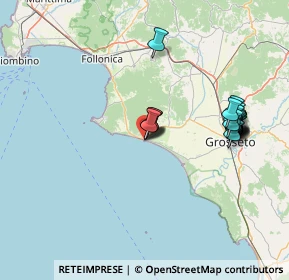 Mappa Via V. Veneto, 58043 Castiglione della Pescaia GR, Italia (15.283)