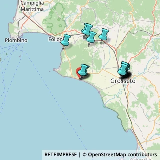 Mappa Via Mazzini, 58043 Castiglione della Pescaia GR, Italia (15.5635)