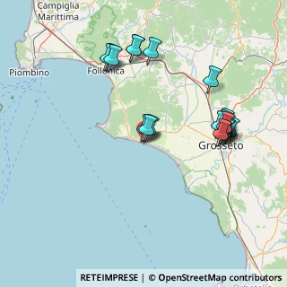 Mappa Via Mazzini, 58043 Castiglione della Pescaia GR, Italia (16.6725)