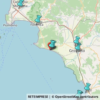 Mappa Via Vittorio Veneto, 58043 Castiglione della Pescaia GR, Italia (25.10167)