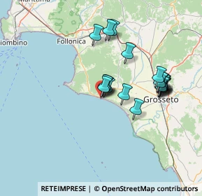 Mappa Via Giuseppe Mazzini, 58043 Castiglione della Pescaia GR, Italia (13.641)