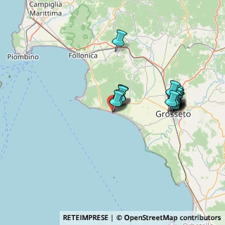 Mappa Ground Via, 58043 Castiglione della Pescaia GR, Italia (14.522)