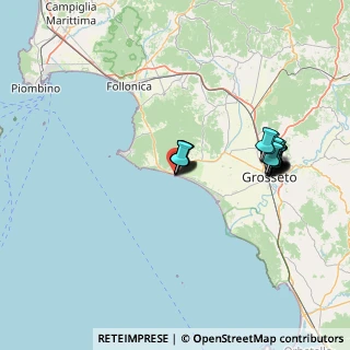 Mappa Ground Via, 58043 Castiglione della Pescaia GR, Italia (14.25)