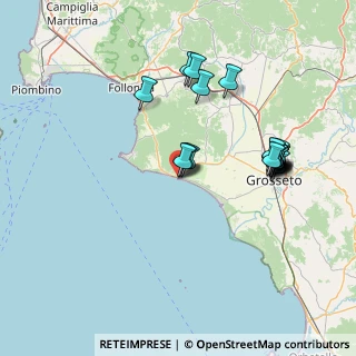 Mappa Ground Via, 58043 Castiglione della Pescaia GR, Italia (15.5005)
