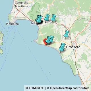 Mappa Via Siena, 58043 Castiglione della Pescaia GR, Italia (14.8765)