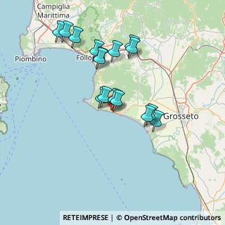 Mappa Via Siena, 58043 Castiglione della Pescaia GR, Italia (14.02438)