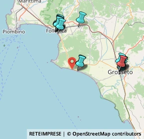 Mappa Via Siena, 58043 Castiglione della Pescaia GR, Italia (17.163)