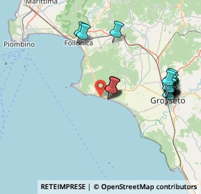 Mappa Via Siena, 58043 Castiglione della Pescaia GR, Italia (17.1895)