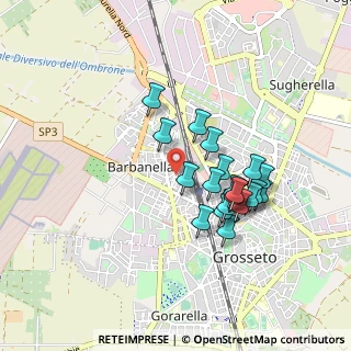 Mappa Via Alfredo Oriani, 58100 Grosseto GR, Italia (0.796)