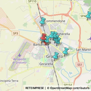 Mappa Via Alfredo Oriani, 58100 Grosseto GR, Italia (1.37)
