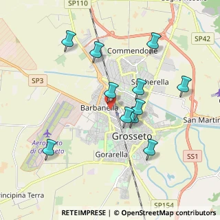 Mappa Via Alfredo Oriani, 58100 Grosseto GR, Italia (1.92182)