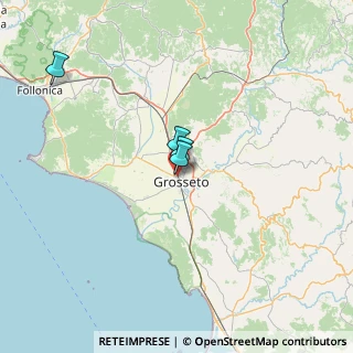 Mappa Via Alfredo Oriani, 58100 Grosseto GR, Italia (49.80615)
