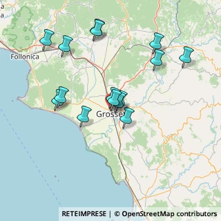 Mappa Via Alfredo Oriani, 58100 Grosseto GR, Italia (15.03733)