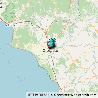 Mappa Via Alfredo Oriani, 58100 Grosseto GR, Italia (25.61636)