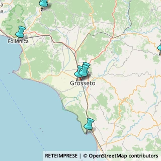Mappa Via Alfredo Oriani, 58100 Grosseto GR, Italia (31.99615)