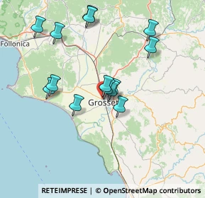 Mappa Via G. Canonico Chelli, 58100 Grosseto GR, Italia (14.16929)