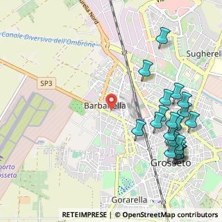 Mappa Via G. Canonico Chelli, 58100 Grosseto GR, Italia (1.3585)