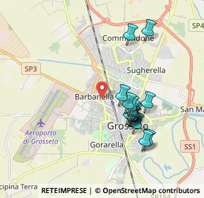 Mappa Via Luigi Settembrini, 58100 Grosseto GR, Italia (1.73625)