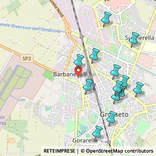 Mappa Via Luigi Settembrini, 58100 Grosseto GR, Italia (1.24308)