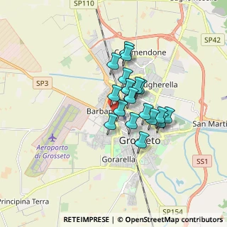 Mappa Via Luigi Settembrini, 58100 Grosseto GR, Italia (1.22316)