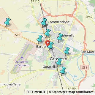 Mappa Via Luigi Settembrini, 58100 Grosseto GR, Italia (1.86182)
