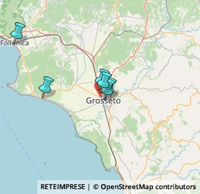 Mappa Via Luigi Settembrini, 58100 Grosseto GR, Italia (30.03091)